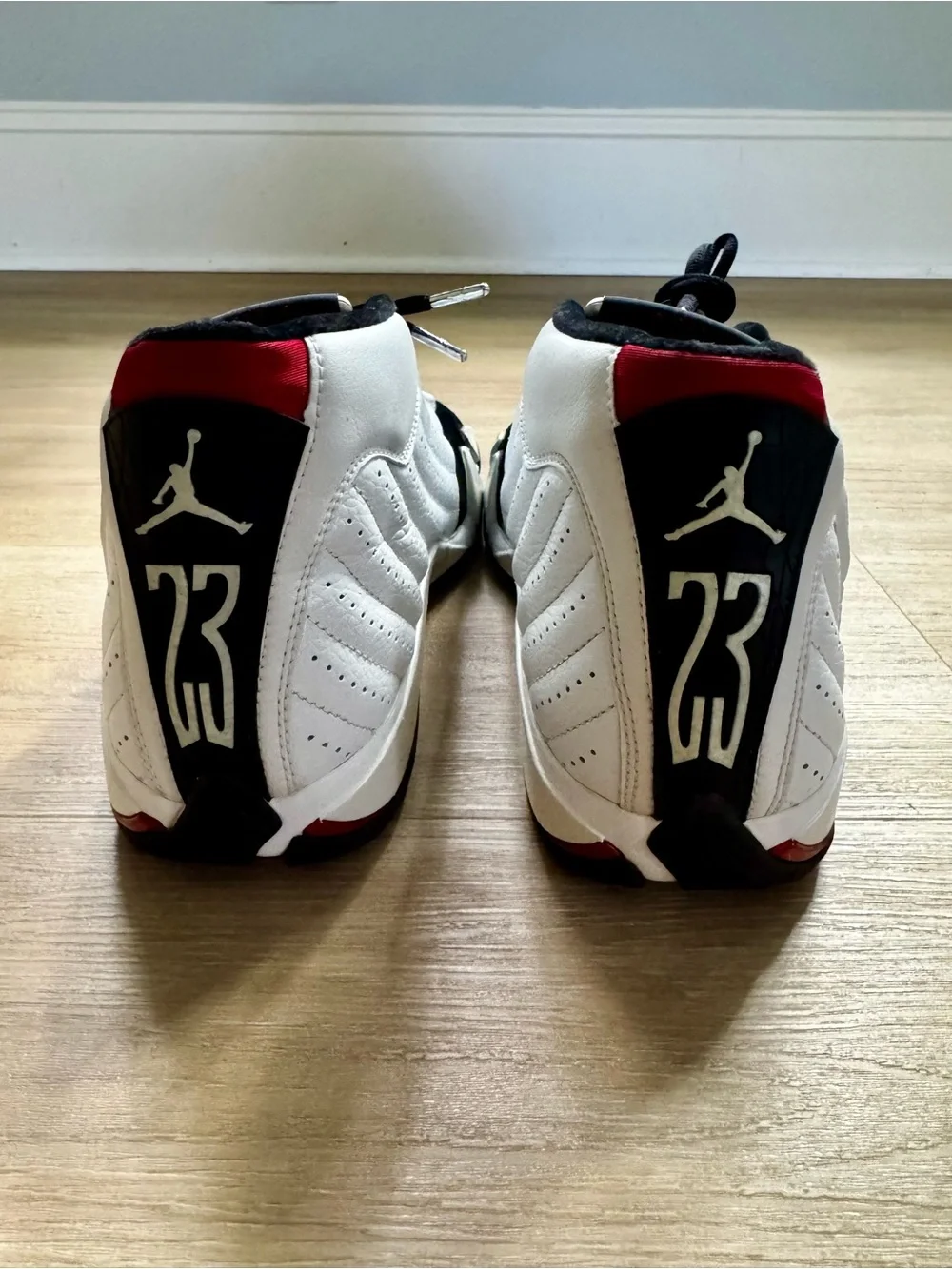 Jordan 14 Black Toe 2006. Extremely rare release and in mint condition. 10.5.